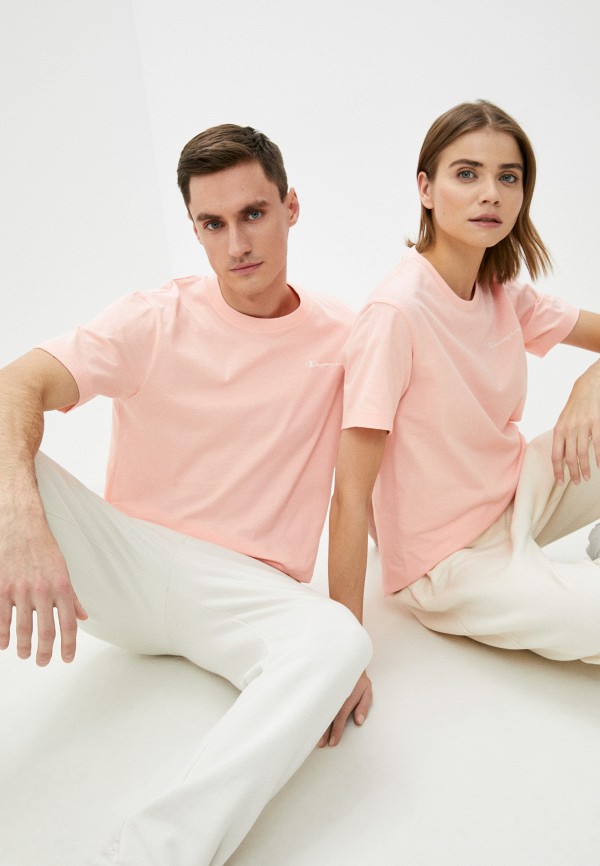 

Футболка Champion, Коралловый, ECO FUTURE Crewneck T-Shirt