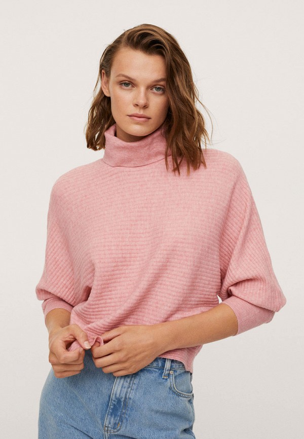 

Водолазка Mango, Розовый, Mango RTLAAV546301