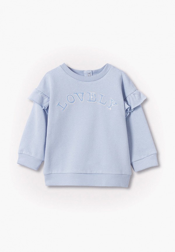 

Свитшот Mango Kids, Голубой, LOVELY