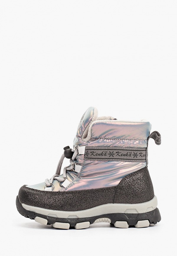 Ботинки Kenkä серебрянного цвета