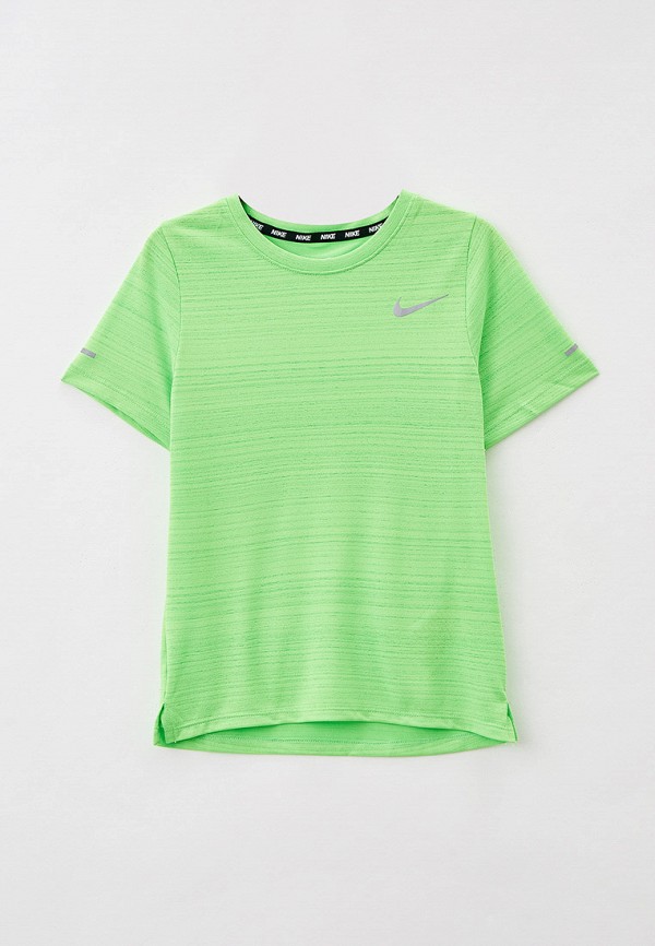 

Футболка спортивная Nike, Зеленый, B NK DF SS MILER TOP
