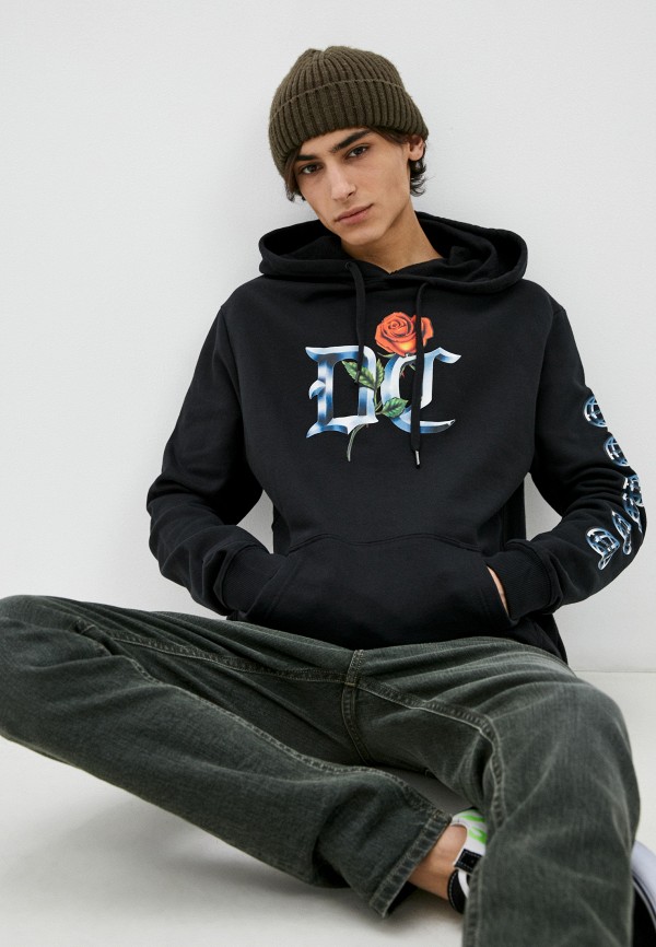

Худи DC Shoes, Черный, CHROME ROSE PH M OTLR KVJ0
