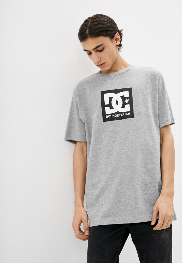 

Футболка DC Shoes, Серый, DCSQUARESTARHSS M TEES KNFH