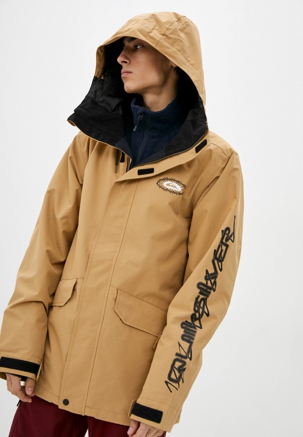 

Куртка горнолыжная Quiksilver, Бежевый, IN THE HOOD JK M SNJT CLD0