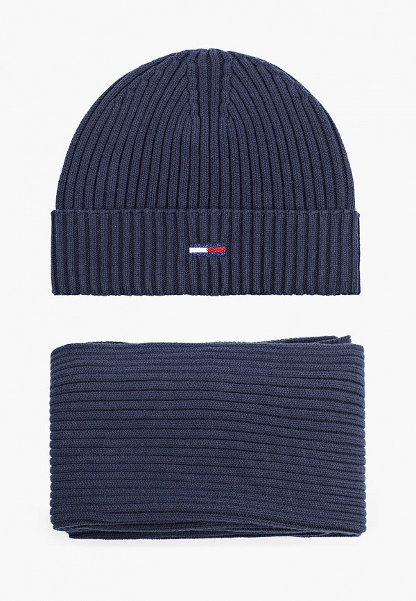 

Шапка и шарф Tommy Jeans, Синий, 28х210 см