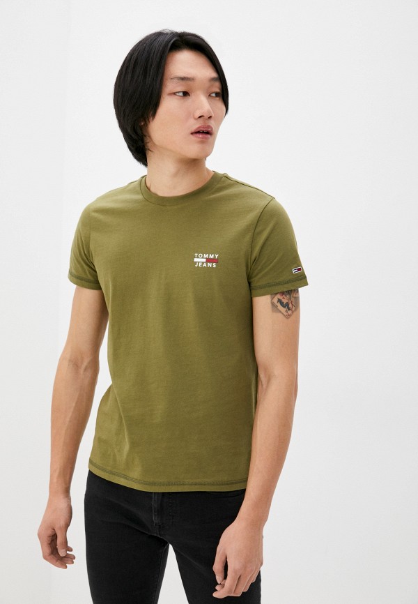 

Футболка Tommy Jeans, Хаки