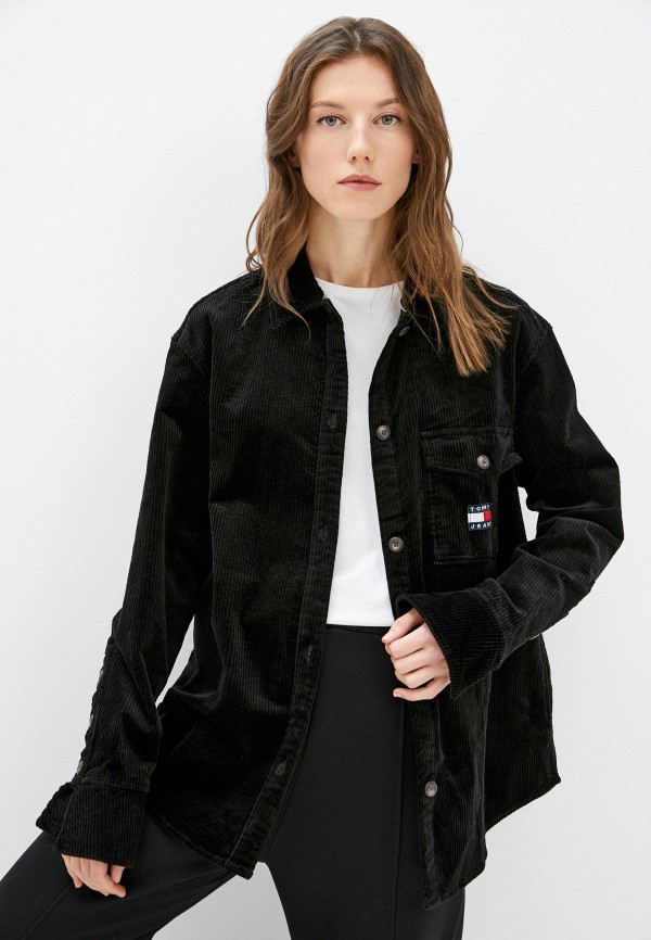 

Рубашка Tommy Jeans, Черный, Overshirt