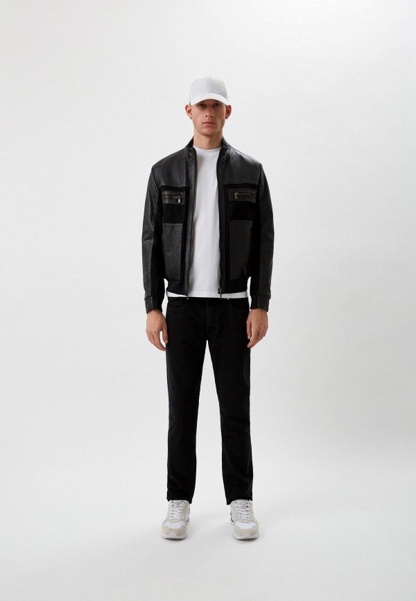 

Куртка кожаная Bikkembergs, Черный, Bikkembergs RTLAAW011202