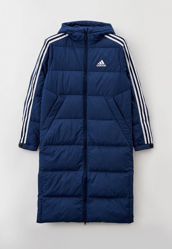 

Пуховик adidas, Синий, 3ST LONG COAT