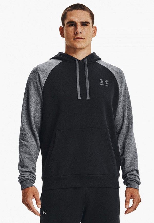 

Худи Under Armour, Черный, UA RIVAL FLC COLORBLOCK HD