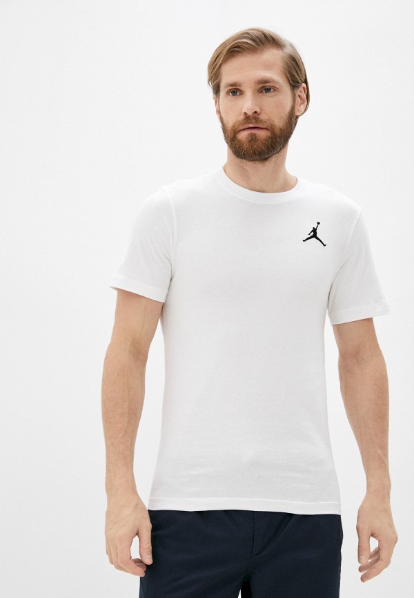 

Футболка Jordan, Белый, M J JUMPMAN EMB SS CREW