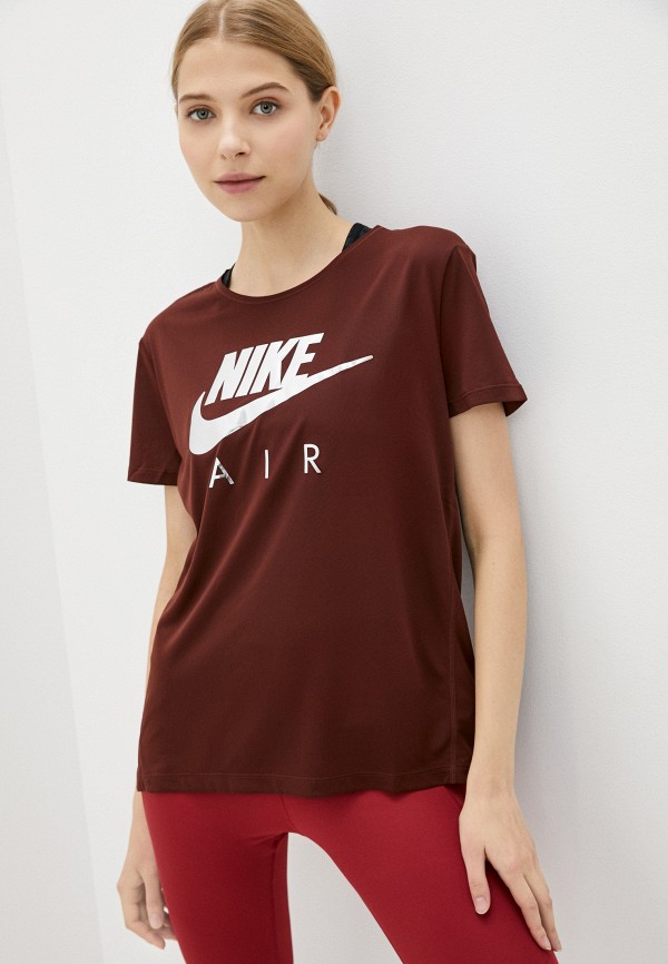 

Футболка спортивная Nike, Коричневый, W NK AIR DF TOP SS