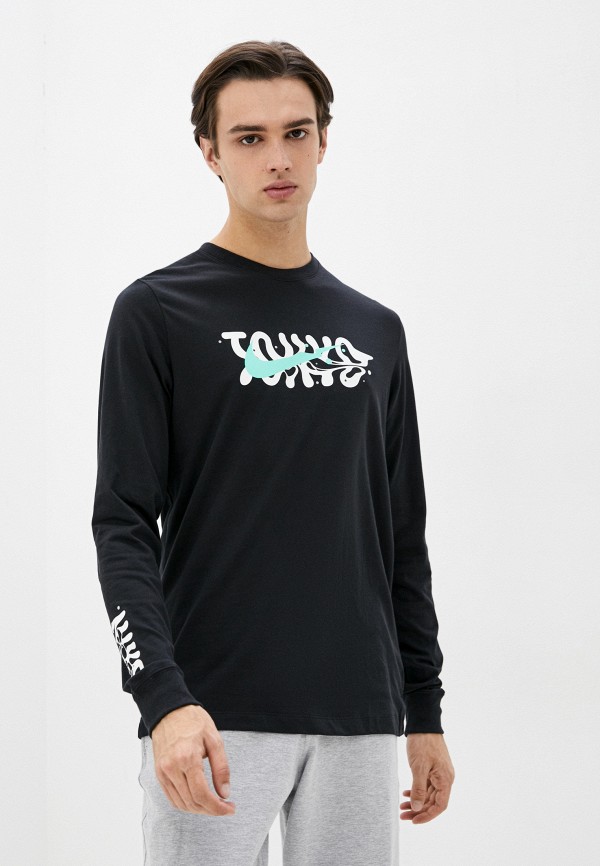 

Лонгслив Nike, Черный, U NK DRY TEE LS TOKYO