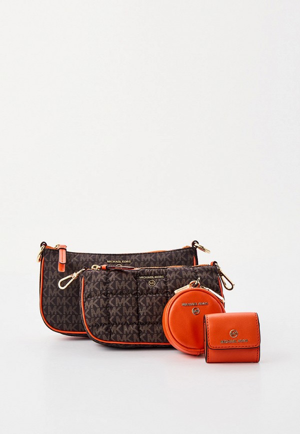

Сумка, косметичка и кошелек Michael Michael Kors, Коричневый, JET SET CHARM