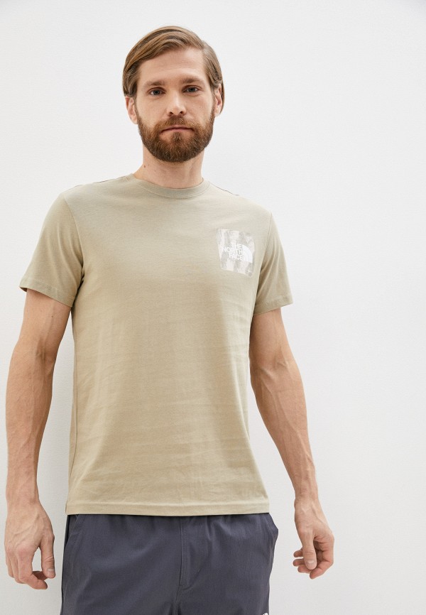 

Футболка The North Face, Бежевый, M S/S FINE TEE