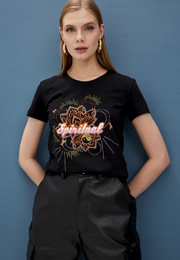 

Футболка Patrizia Pepe, Черный, Patrizia Pepe RTLAAW141701