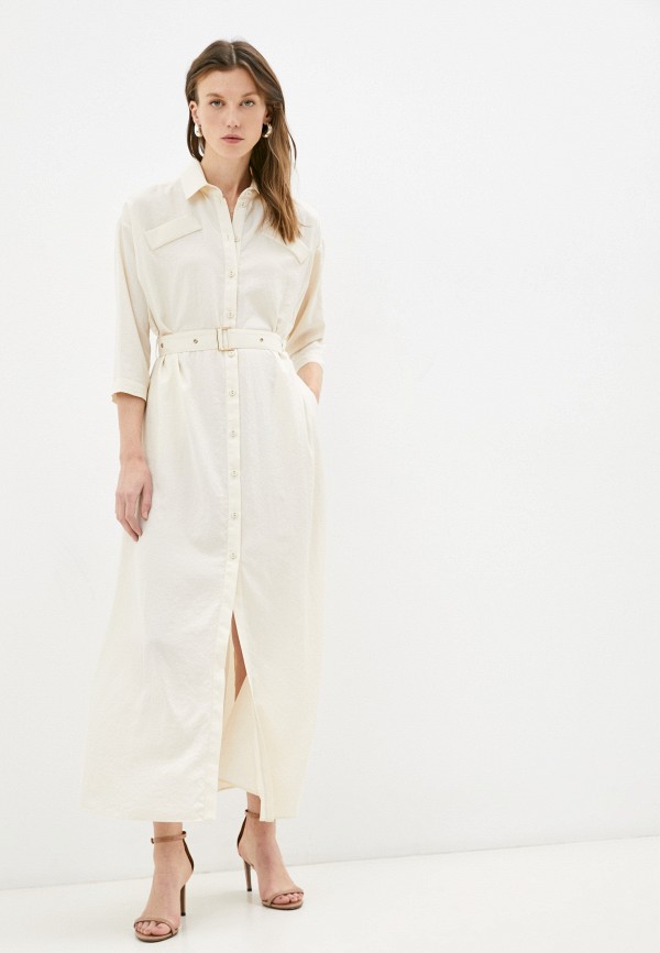 

Платье Patrizia Pepe, Бежевый, Patrizia Pepe RTLAAW142301