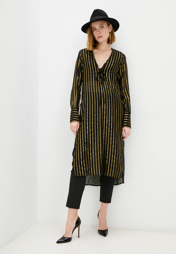 

Туника Patrizia Pepe, Черный, Patrizia Pepe RTLAAW142701