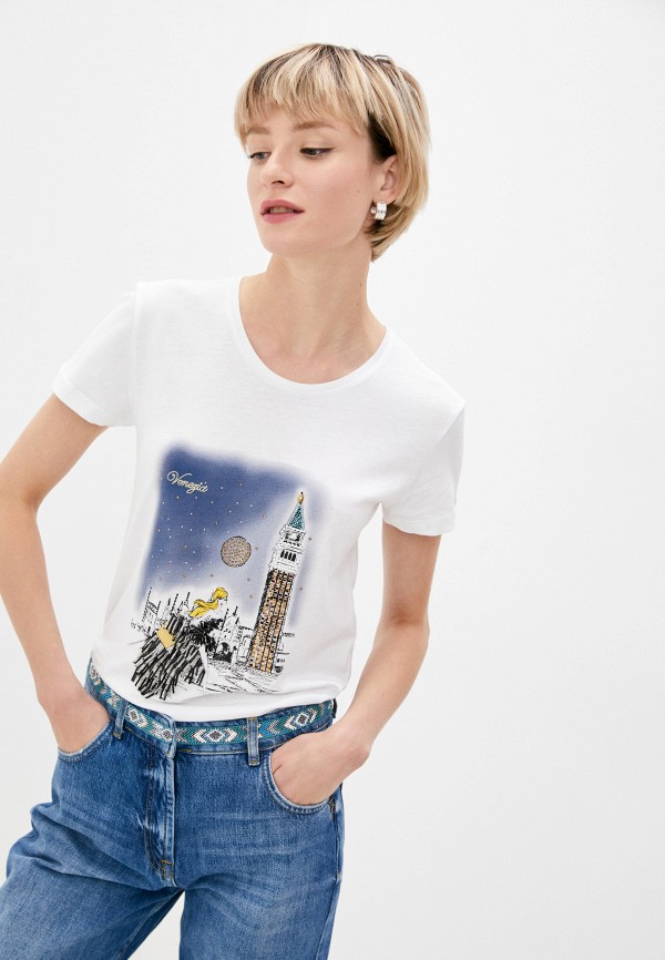 

Футболка Patrizia Pepe, Белый, Patrizia Pepe RTLAAW144201