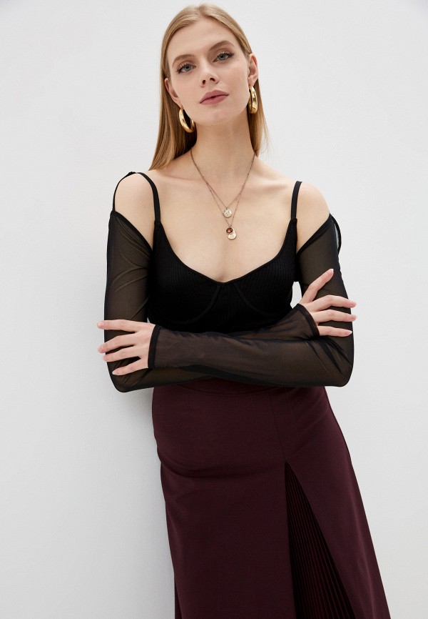 

Блуза Patrizia Pepe, Черный, Patrizia Pepe RTLAAW144601