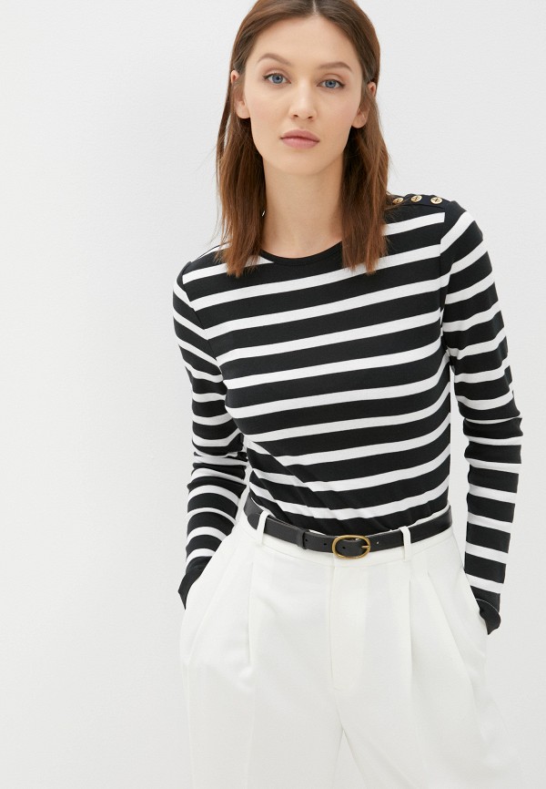 

Лонгслив Lauren Ralph Lauren, Черный