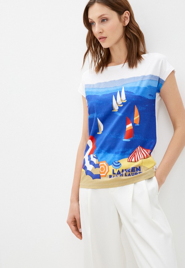 

Футболка Lauren Ralph Lauren, Синий, Lauren Ralph Lauren RTLAAW160101
