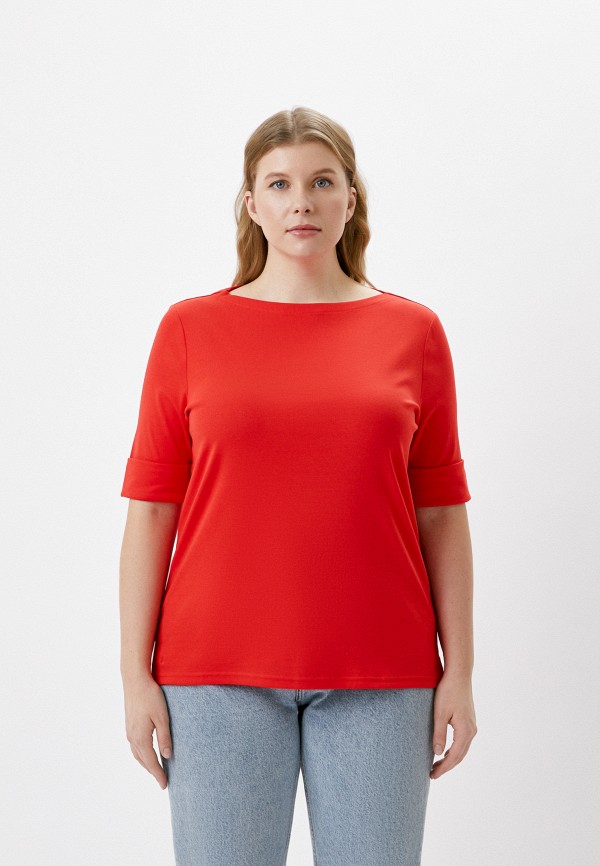 

Футболка Lauren Ralph Lauren Woman, Красный, Lauren Ralph Lauren Woman RTLAAW161501