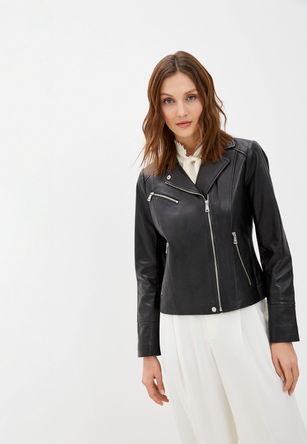 

Куртка кожаная Lauren Ralph Lauren, Черный