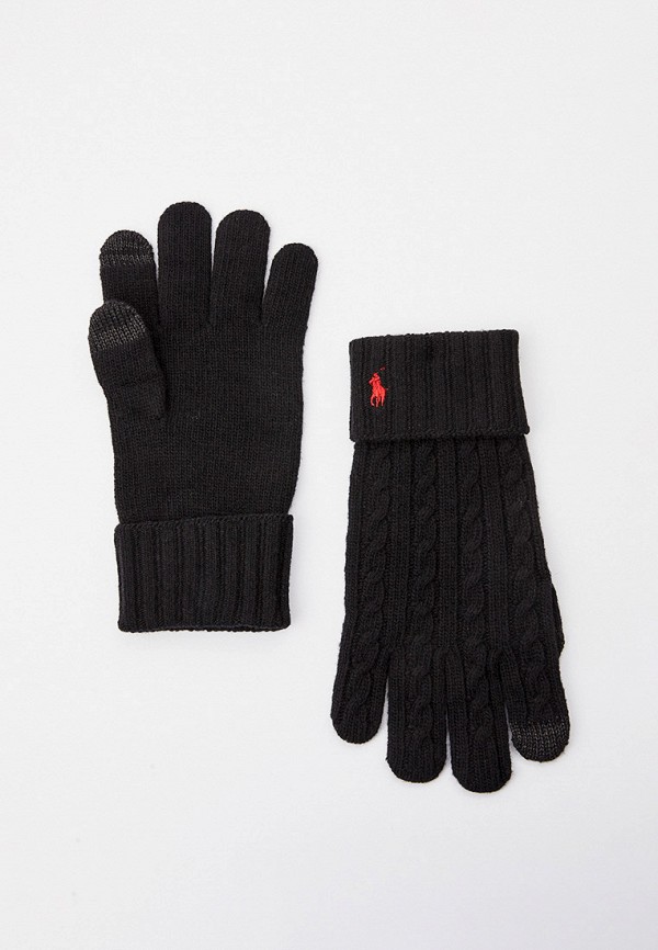 

Перчатки Polo Ralph Lauren, Черный, Polo Ralph Lauren RTLAAW169301