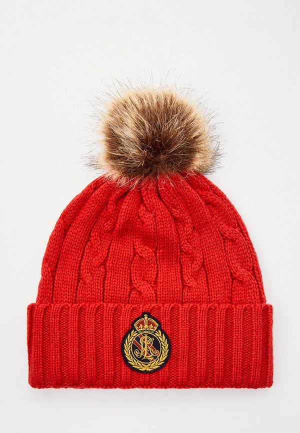 

Шапка Lauren Ralph Lauren, Красный