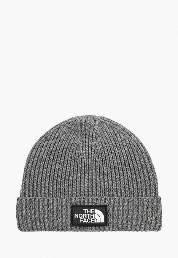 

Шапка The North Face, Серый, TNF LOGO BOX CUFF BEANIE