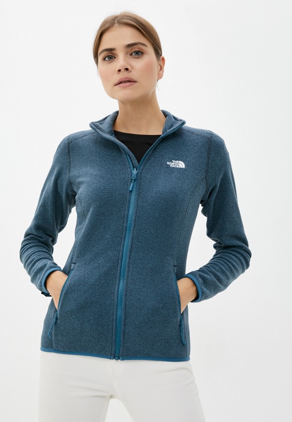 

Олимпийка The North Face, Бирюзовый, W 100 GLACIER FULL ZIP