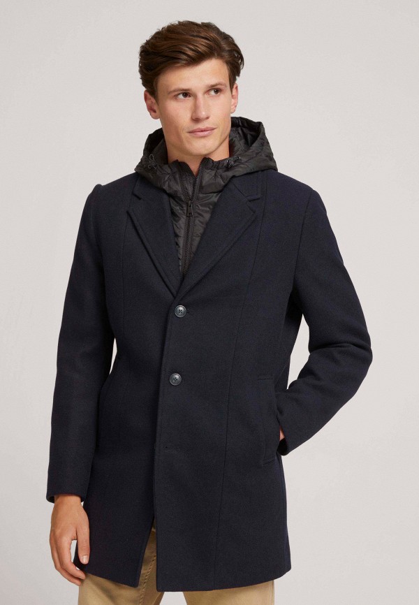 Пальто Tom Tailor Denim синего цвета