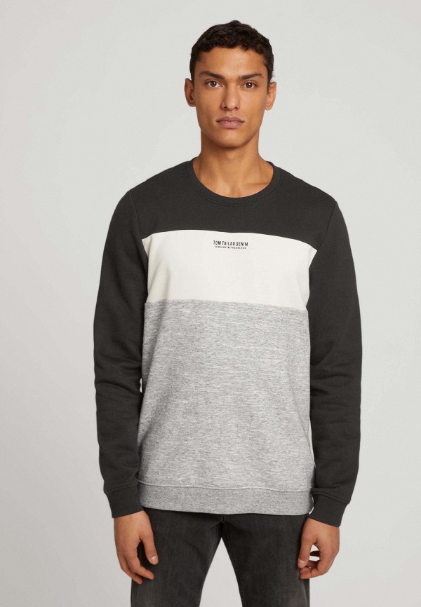 

Свитшот Tom Tailor Denim, Серый