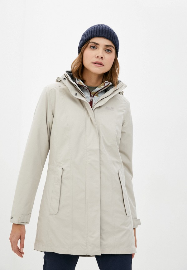 

Куртка утепленная Jack Wolfskin, Бежевый, Jack Wolfskin RTLAAW230401
