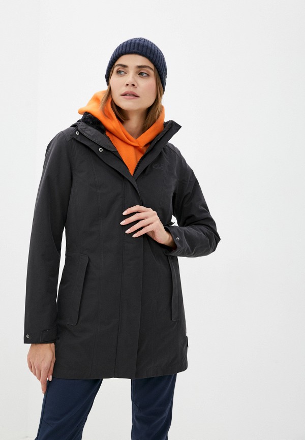 

Куртка утепленная Jack Wolfskin, Черный, MADISON AVENUE COAT