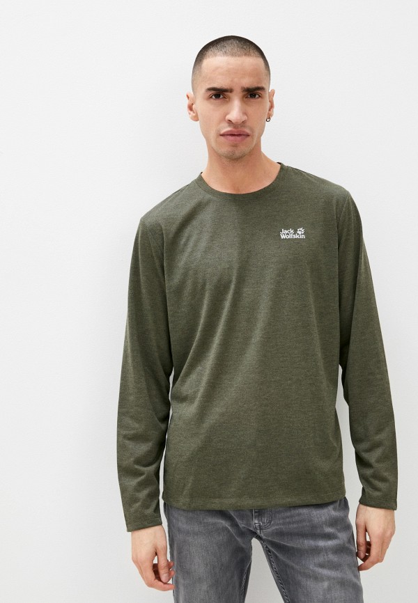 

Лонгслив Jack Wolfskin, Хаки, Jack Wolfskin RTLAAW240201