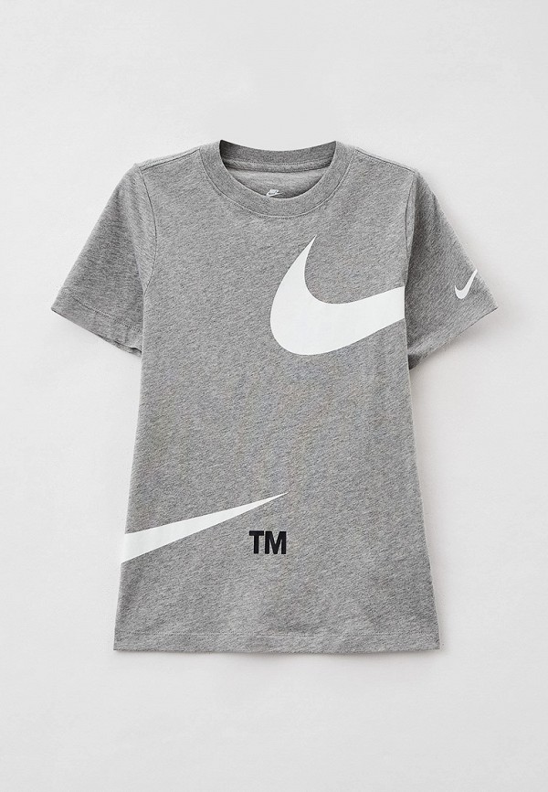

Футболка Nike, Серый, B NSW TEE SWOOSH PACK FA21