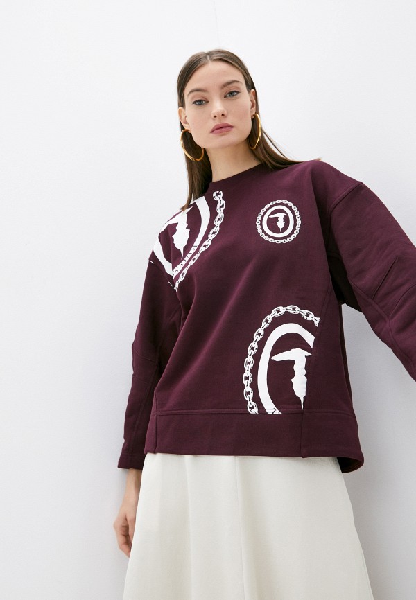 

Свитшот Trussardi, Бордовый, Trussardi RTLAAW284201
