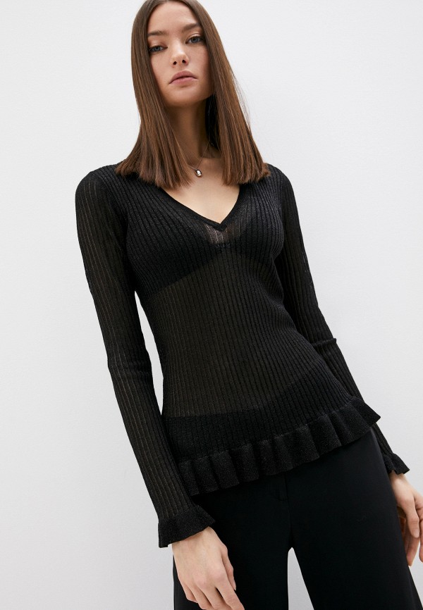 Пуловер Blugirl Folies черного цвета