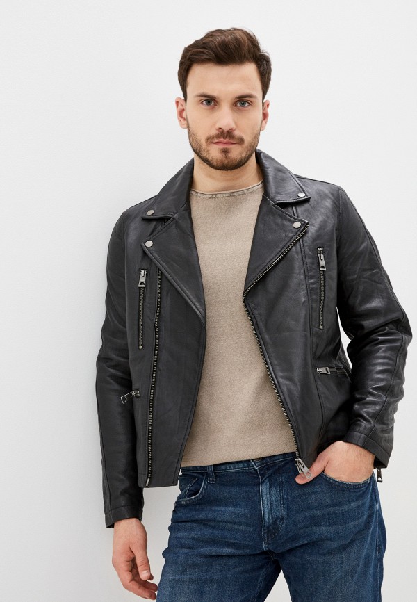 

Куртка кожаная Guess Jeans, Черный