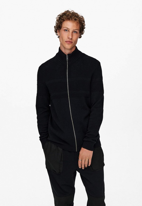 

Кардиган Only & Sons, Черный, Only & Sons RTLAAW442801