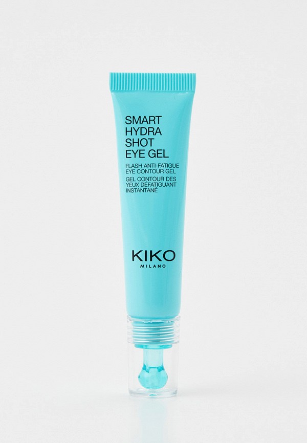 

Гель для кожи вокруг глаз Kiko Milano, Прозрачный, Увлажняющий, Smart Hydrashot Eye Gel, против темных кругов и отеков под глазами, 15 мл