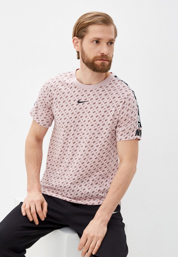 

Футболка Nike, Розовый, M NSW REPEAT SS TEE PRNT
