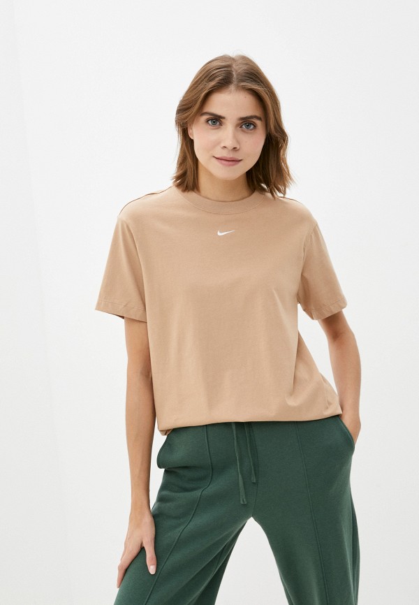

Футболка Nike, Бежевый, W NSW ESSNTL SS TOP BF