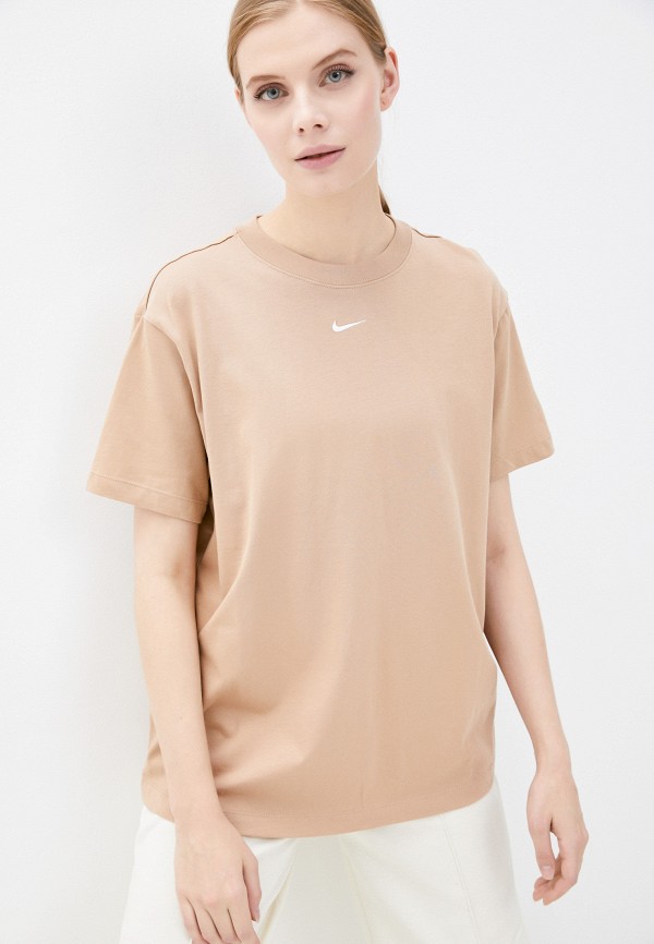 

Футболка Nike, Бежевый, W NSW ESSNTL SS TOP BF