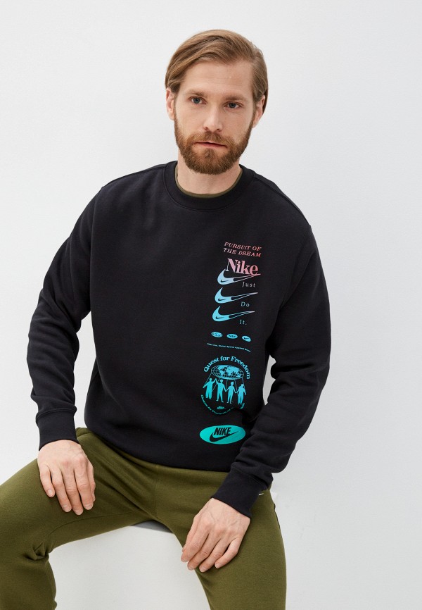 

Свитшот Nike, Черный, M NSW DNA FLC CRW