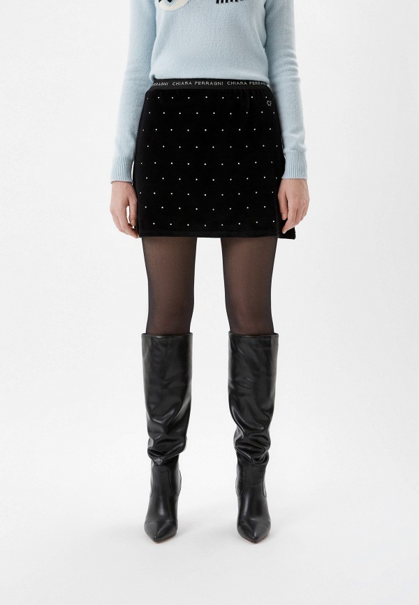

Юбка Chiara Ferragni, Черный, Chiara Ferragni RTLAAW488601