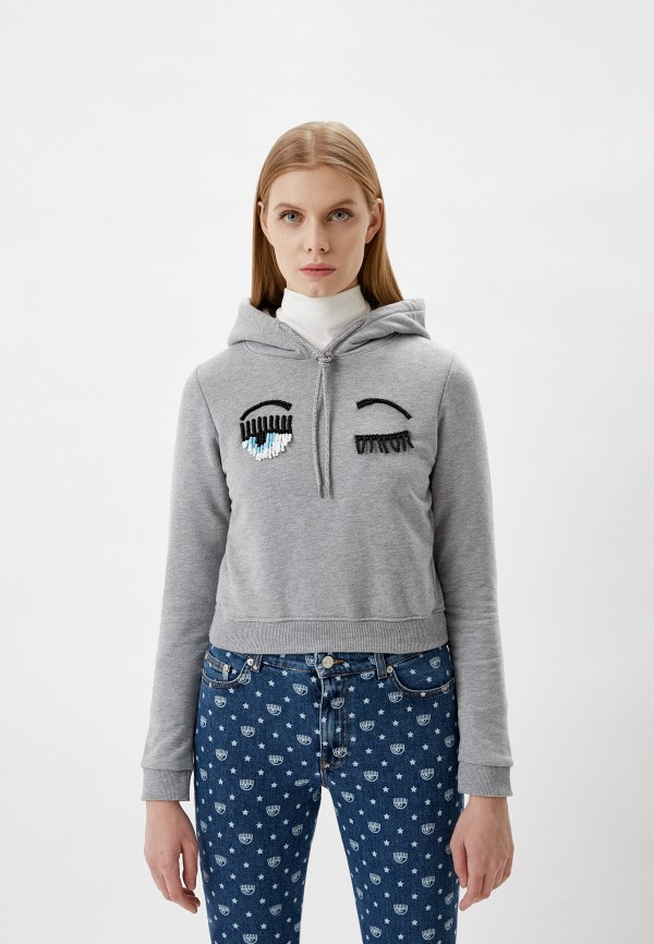 

Худи Chiara Ferragni, Серый, Chiara Ferragni RTLAAW489901