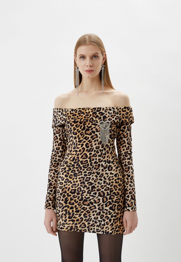 

Платье Chiara Ferragni, Коричневый, Chiara Ferragni RTLAAW491401